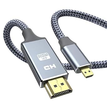 Amazon Snowkids マイクロhdmi Hdmiケーブル Micro Hdmi To Hdmi 1 8m マイクロtypedオス Type Aオス 4k 60hz Gopro7 6 5 Transformer Yogaなどに対応 Snowkids Hdmiケーブル