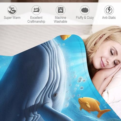Couverture baleine en flannel plaid polaire super doux 100x130 - 4