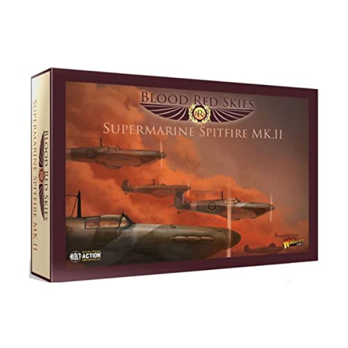 Blood Red Skies Spitfire MKII Squadron 1:200 WWII Mass Air Combat War Game