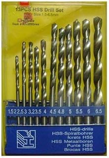 RATEHALF® Drill Bits 13Pcs HSS Twist Drills High Speed Steel Bits Price In India