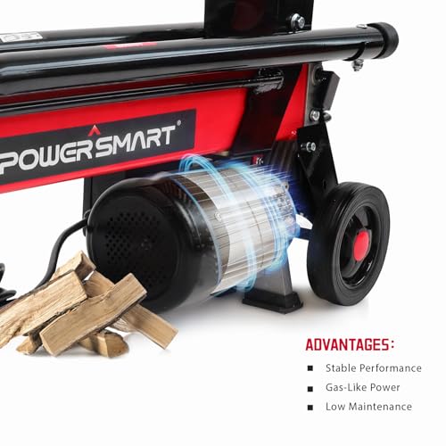 image for PowerSmart 6.5-Ton Electric Log Splitter - Efficient Wood Splitter wit