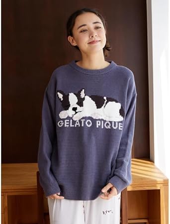 ジェラートピケ SLEEPING DOG ジャガードプルオーバー&ロングパンツ ジェラートピケ SLEEPING DOG ジャガードプルオーバー＆ロング