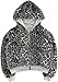 VeraieSien Y2k Reversible Zip Up Jacket Grunge Streetwear Vintage Leopard Print Jacket Baggy Long Sleeve Hoodie Unisex (Gray,Large)