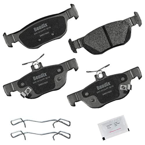 Image of Bendix Priority1 CFC2219 Ceramic Rear Brake Pads for Mazda 3 2021-2019, 3 Sport 2019, CX-30 2024-2020