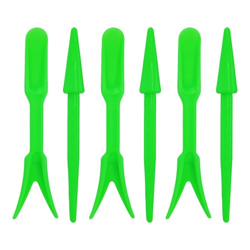 bociloy 6PCS Mini Garden Hand Succulent Transplanting Tools Set, Plastic