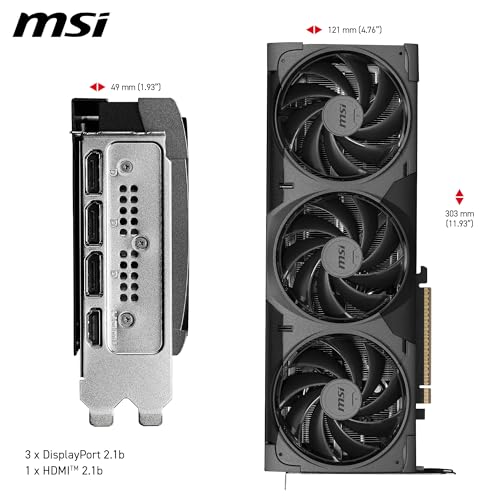 Carte Graphique MSI GeForce RTX 5080 VENTUS 3X OC – 16 Go GDDR7, PCIe 5.0 - vue 8