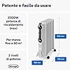 De'Longhi TRRS0920 Radiatore Ad Olio Elettrico, 9 Elementi, Risparmio Energetico, Calore A Lungo, Manopole Intuitive, Per Ambienti Fino A 55m³, Silenzioso, 3 Livelli Di Potenza, 2000watt, Grigio
