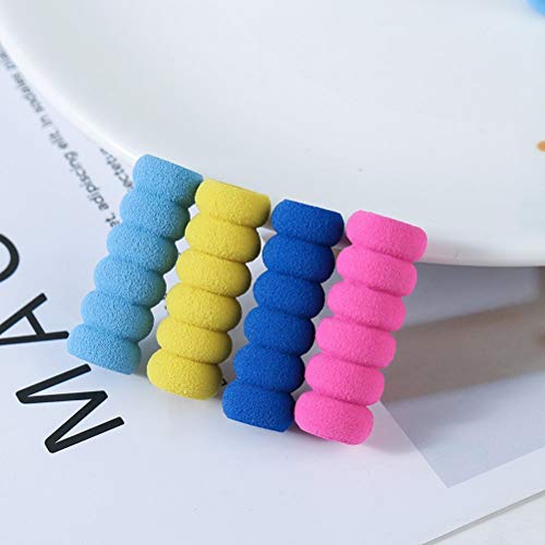 12 Pcs. Pencil Grips, Soft Cushioned Foam, Assorted Colors #TOP2
