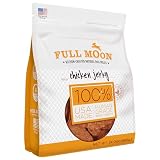 Full Moon Chicken Jerky Healthy All Natural Dog Treats Human Grade Made in USA Grain Free, 1.5 Pound (Pack of 1)