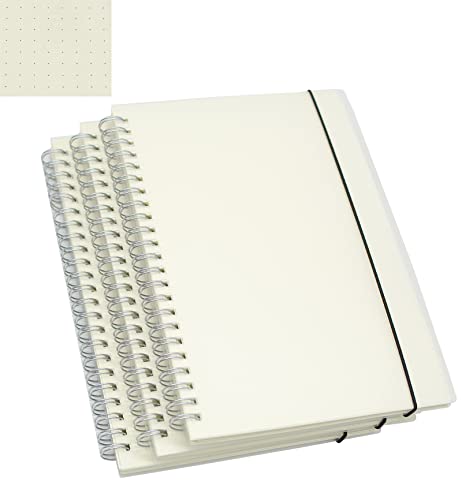 Cahiers à spirale A5 contre les fuites d'encre avec papier 100g à couverture robuste