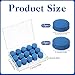 HJZHII 30Pcs Billiard Pool Cue Tips Replacement Kit with Storage Box, 15pcs 12mm Pool Stick Tips 15pcs 13mm Pool Stick Tips Blue Cue Tips for Pool Cues and Snooker