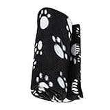 Amber(TM) Paw Print Pet Fleece Blanket Soft Bed Mat Car Seat Cover