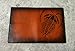 Mayan Corner - Genuine Leather Wallet with Trilobite Fossil Engraving – Handmade Bifold Card Holder