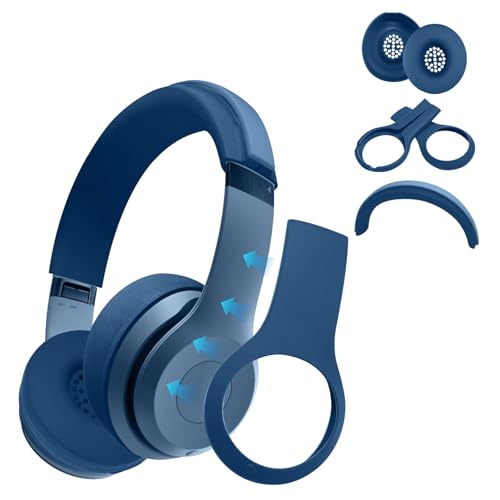 Coques en silicone pour casque Solo 4 accessoires protection bleu