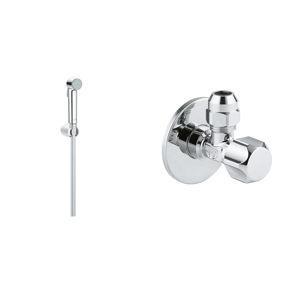 GROHE Vitalio Trigger Spray 30 Ensemble de douche chromé avec robinet d'arrêt 1/2"