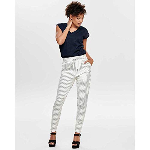 ONLY dames Broek Onlpoptrash Easy Rush Stripe Pnt Noos - Afbeelding 6