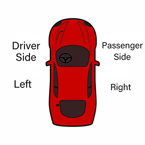 JZSUPER Side Mirror Glass fit for Volkswagen 2012-2019 Beetle, 2011-2018 Jetta, 2012-2015 2017 Passat Passenger Right Side RH Convex, Including Adhesive (Non Heated)