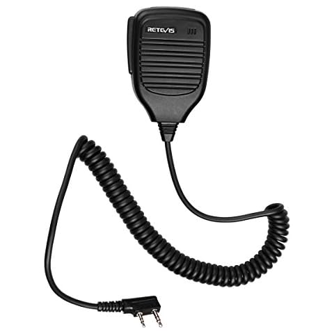 Retevis Altavoz Micrófono Walkie Talkie 2 Pines Cover