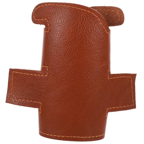 HEMOTON Simple Trumpet Piston Guard Horn Protective Sleeve Leather Case for Trumpet Pistons