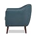 Homelegance Lucille Fabric Pub Barrel Chair, Blue