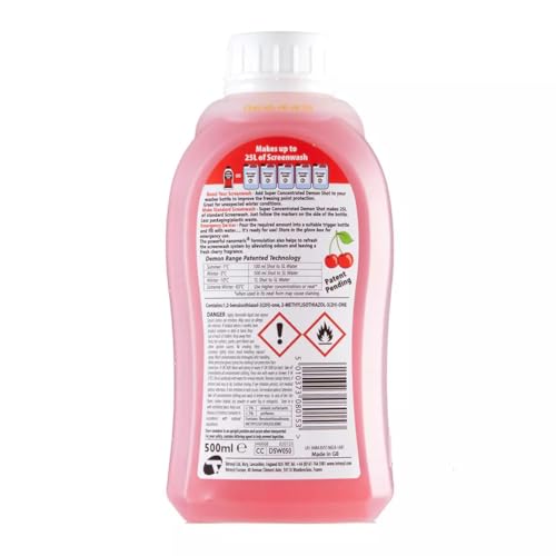 CarPlan Demon Shot Screenwash Booster, 500ml (Pack of 1) & CarPlan Demon Ice, Ice Preventer and De-Icer, 1 Litre (Pack of 1) & CarPlan Ice Scraper - Winter Car Care Bundle/Kit - Image 5