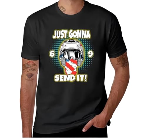 Gonna Send It Uncle Ronnie Mac 69 Dirt Bike for Man for Women for Boys Birthday Gift T-Shirt Men Clothing Graphic