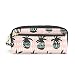 Produktbild Ahdyr Bleistiftetui Niedlicher Ananas-Druck PU-Leder Bleistiftbeutel Reißverschluss-Stiftbeutelhalter Student Stationary Cosmetic Makeup Bag