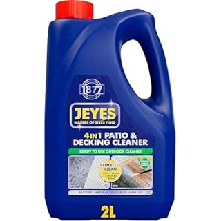 Jeyes 4-in-1 Patio and Decking Power, Outdoor Cleaner for Patios, Paths, Driveways, Stone & Concrete, 2 Litres