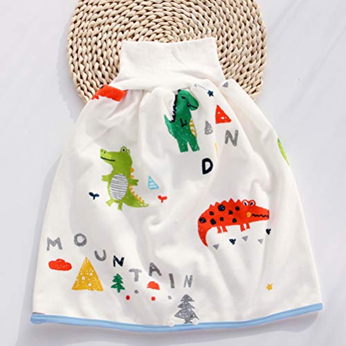 Toddmomy 2 Peças Saia Fralda Bebê Calças de Treinamento de Algodão Saia de Treinamento Potty Vestido