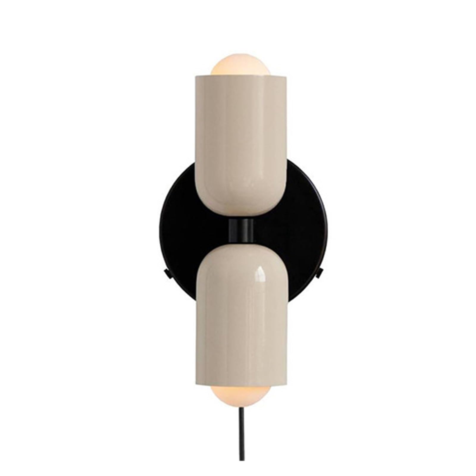 GDBAGKDQK Light Modern Simple Color Macaron Colorful Living Room Dining Bedroom Bedside Wall Lamp Creative Homestay Nordic Bright Lights(Warm White,A White)