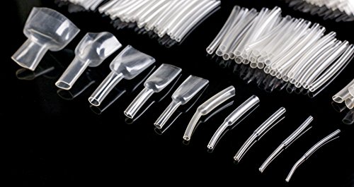 Summitlink 209 Pcs Transparent Heat Shrink Tube 10 Sizes Tubing Wrap Sleeve Set Combo #TOP1