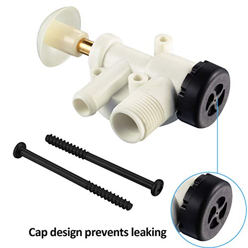 385314349 Toilet Water Valve Assembly Rv Camper Trailer Toilet Repair Kit Compatible With Sealand Ecovac Vacuflush Flush Toilets Replacement For Dometic Foot Pedal Toilets Except 300 310 320 Model #TOP5