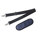 längenverstellbarer Schultergurt mit bequemen Schulterpolster ist ideal Ersatzteil für alle Arten von Taschen wie Laptoptasche Notebooktasche Picknicktaschen Kühltasche kameratasche Umhängetaschen Wickeltasche Schultertasche usw