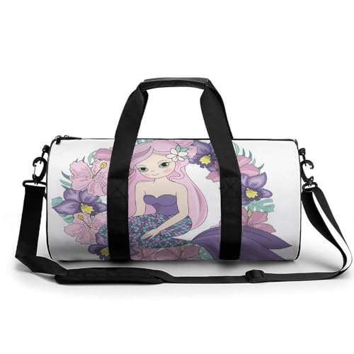 Sac de sport gym Sirène Pourpre pour ne plus manquer de place en voyage