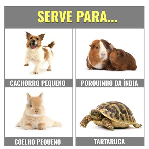 Cercado Pet Cercadinho de Cachorro Limitador Cerca 10 Grades Módulos de 40cm x40cm Cercado Móvel par