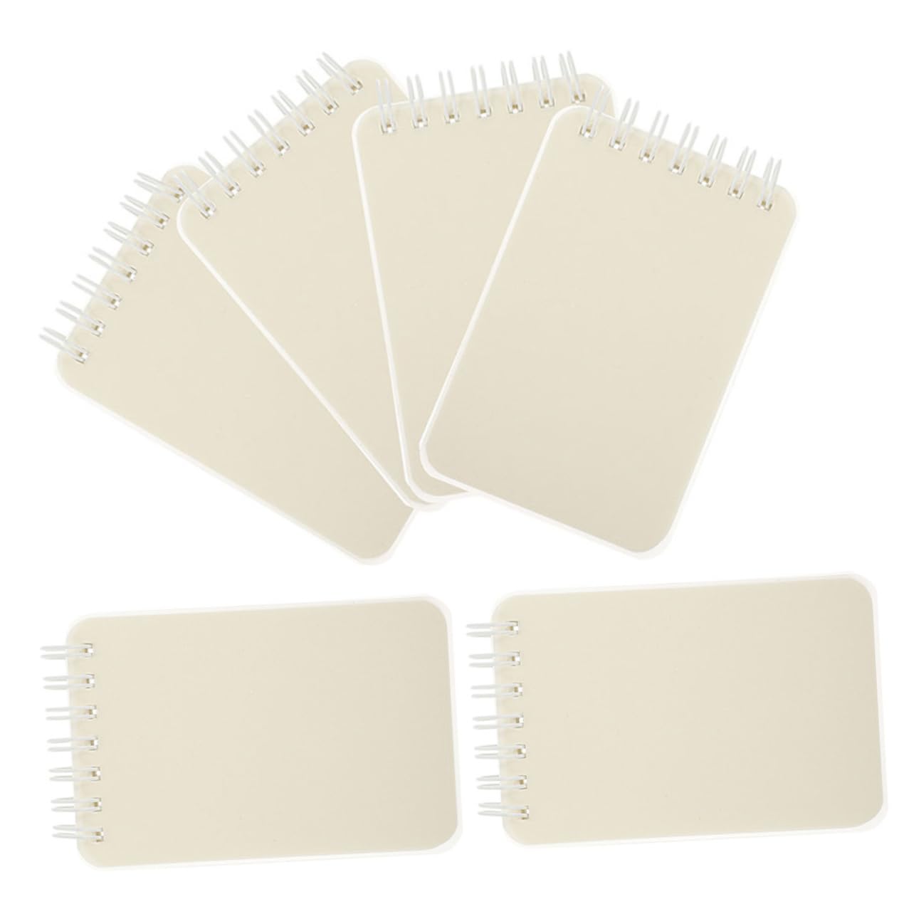 Gadpiparty 5 Series Libro De Bobinas Cuadernos Espirales Memorándum Cuaderno De Bolsillo Para Mini Bloc De Notas Para Escribir Plataforma De Nota Pequeña Papel 6 Piezas X 5