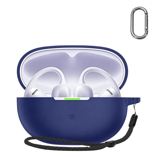 For SHOKZ OpenDots Air �P�[�X �yHUKWIMO�z �J���r�i�t��+�X�g���b�v�t�� �ϏՌ� �h�� �h�o �����[�d�\ �S�ʕی� �L�Y�h�~ SHOKZ OpenDots Air �Ή� [�u���[ ��]