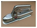 EBAYTV Enganche de Remolque, Cubierta de Bola del Conector del Remolque de Estilo Europeo Espesado, Carga de 1500 kgs, Adecuada for un Tubo 60 Cuadrado, certificación ERARK