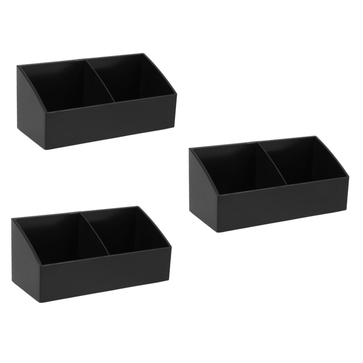 Cabilock 3 Pezzi Organizer per Bustine da Tè Scomparti Scatola Decorativa per Bar e Ufficio per Conservare e Ordinare Essenziali Cucina e Materiale da Scrivania