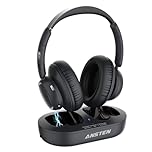ANSTEN Wireless Headphones for TV Watching with Universally Compatible Transmitter Charging Base, TV Headphones Wireless for Seniors, Over Ear Headset No Delay, 35 Hrs Audio Playtime, Plug n Play