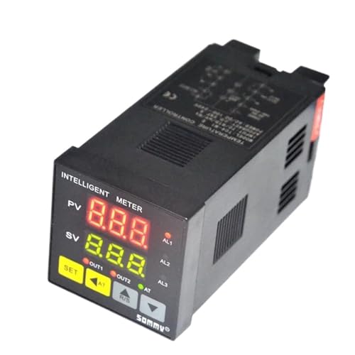 Controlador de temperatura TC4-M1 E digital de 48x48 con salida de relé y estado sólido conmutable