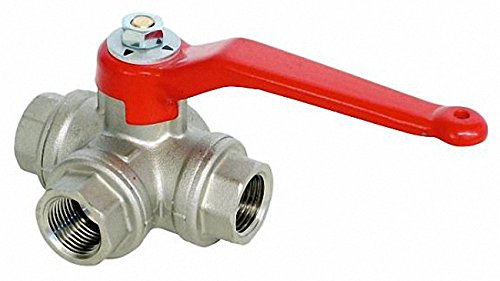 Preisvergleich Produktbild Dreiwege Kugelhahn R 3-8'' T-Bohrung