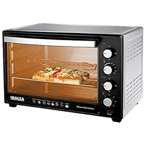 Inalsa Oven MasterChef 30SSRC OTG (30 Liters) with Motorised Rotisserie and Convection, 1600W, 4 Stage He