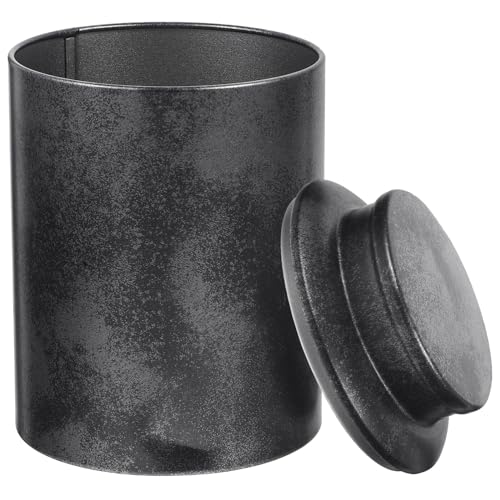 Housoutil Barattolo in Latta per Tè con Coperchio Ermetico Contenitore per Foglie di Tè Sfuso e Alimenti Barattolo Multifunzionale per Conservazione e Organizzazione Domestica