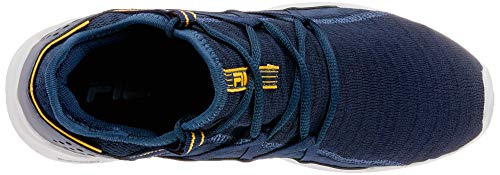 Tênis Quark, Fila, Masculino, Azul (Marinho/Preto/Amarelo), 40