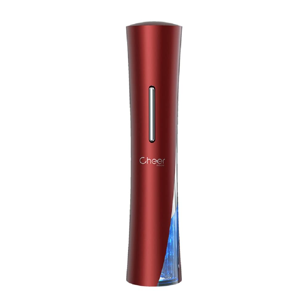 Cheer Moda Skyline - Abridor de vino eléctrico, batería, 275 mm, ABS, color rojo
