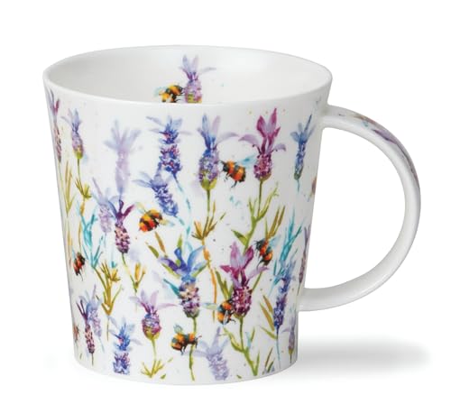 Dunoon Benmore Busy Bees Lavendar Fine Bone China 0.75 Litre Jumbo Mug