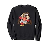 Looney Tunes Taz Valentine's Day Madly In Love Sweatshirt
