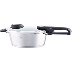 Olla Fissler Vitavit Fissler Vitavit Premium Olla a presión, 22 cm, Para todo tipo de cocinas, 4.5 litros, Acero Inoxidable