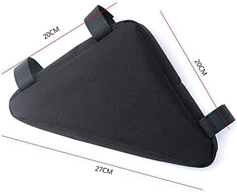 Bicycle Triangle Bag, Frame Bag Triangle Bag, Bicycle Cycling Storage Triangle Top Tube Front Pouch Saddle Bag for Road and Mountain Bikes